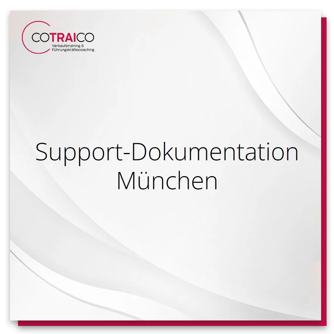 Professionelle Support-Dokumentation in München für B2B-Unternehmen.