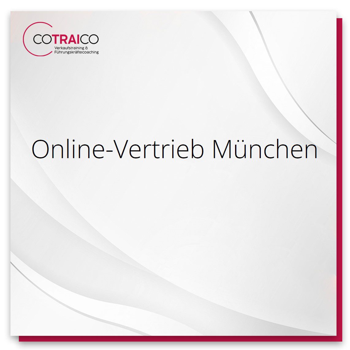 Ihr Experte für B2B-Online-Vertriebslösungen in München