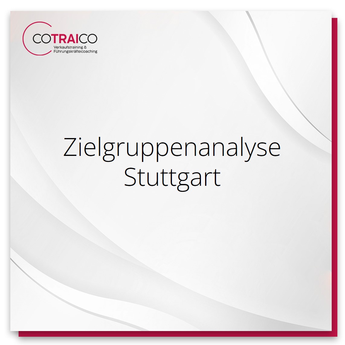 Zielgruppenanalyse und B2B-Beratung in Stuttgart mit COTRAICO