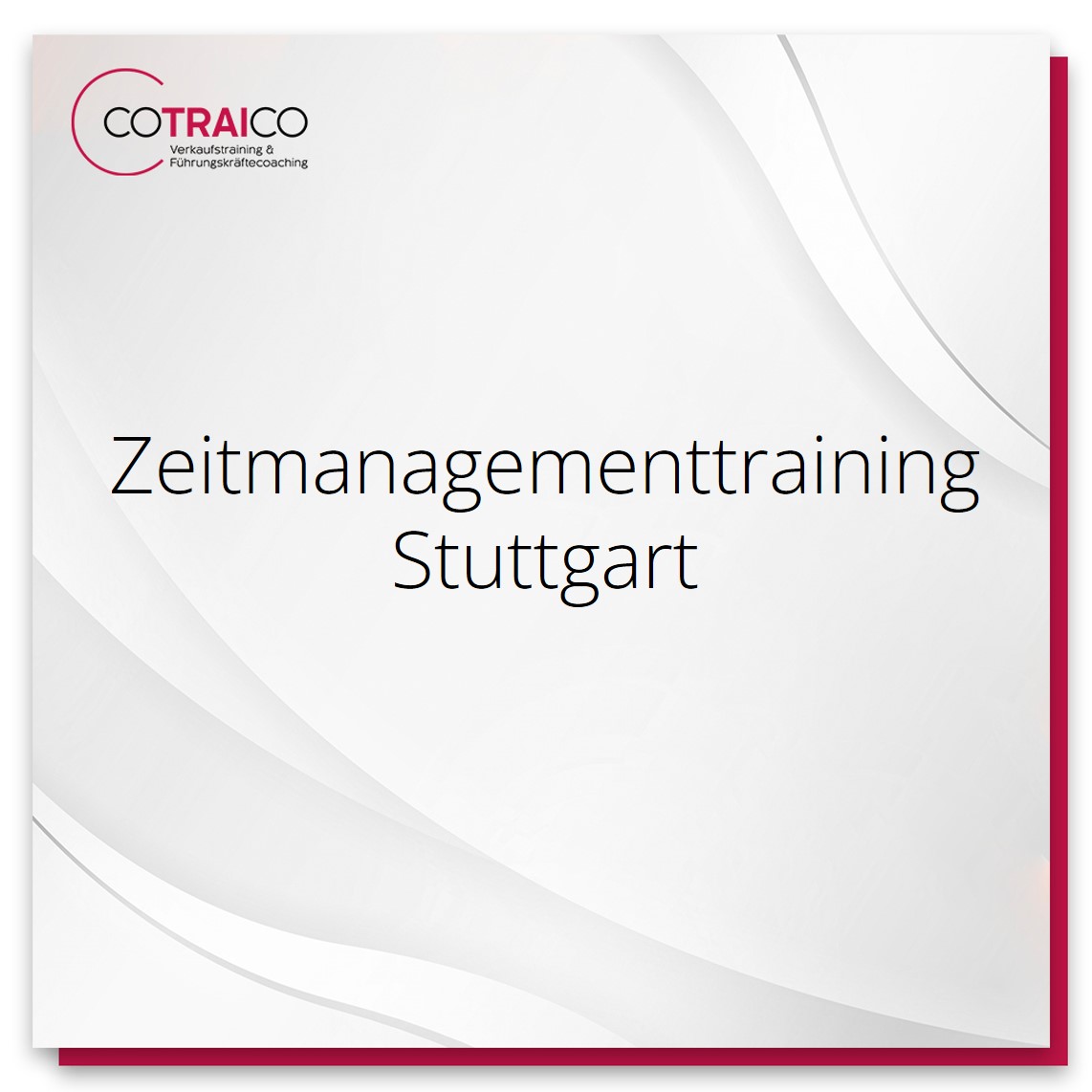 Zeitmanagementtraining in Stuttgart – Ihre Experten für Produktivität