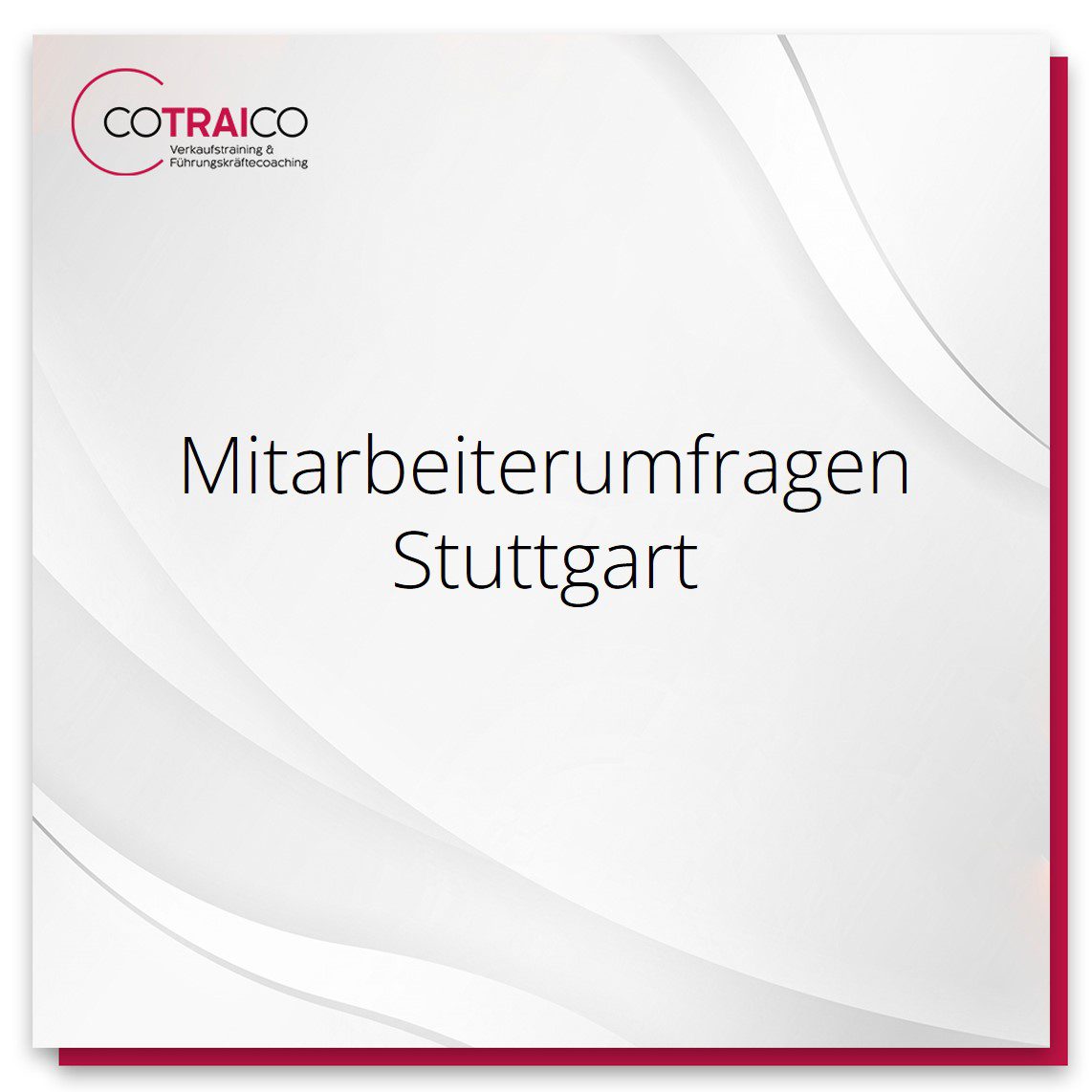 Mitarbeiterumfragen von COTRAICO: Erfolg durch Mitarbeiterbindung und Kultur