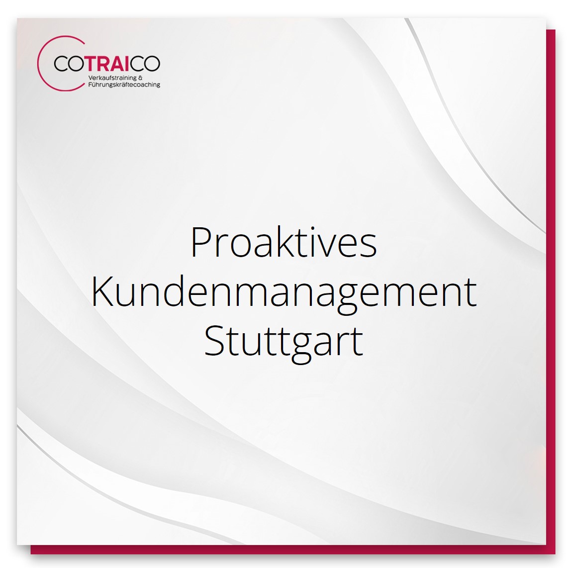 Proaktives Kundenmanagement mit COTRAICO – Ihre B2B-Beratung in Stuttgart