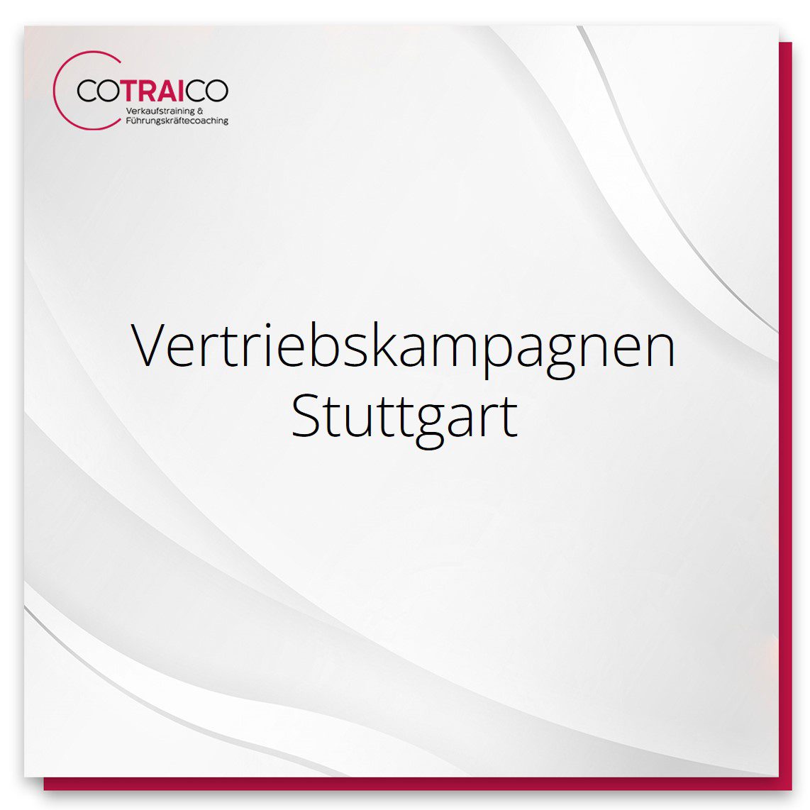 COTRAICO: Experten für B2B-Vertriebskampagnen in Stuttgart